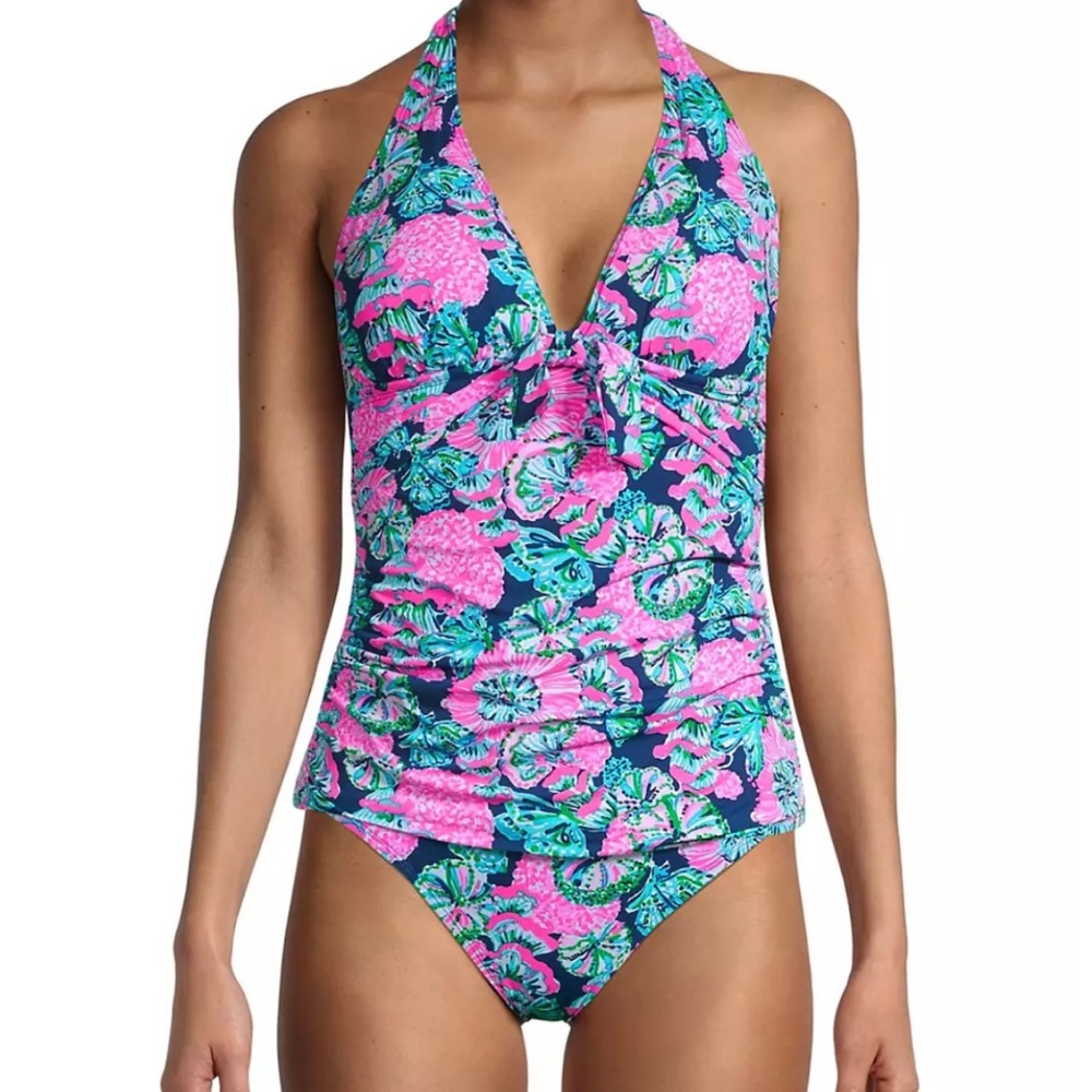 Lilly Pulitzer Oyster Bay Room with a View 2-Piece Halter Tankini